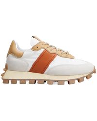 Tod's - 1T Panelled Lace-Up Sneakers - Lyst