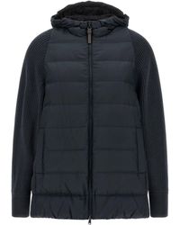 Brunello Cucinelli - Shiny Zipped Pull Down Jacket - Lyst