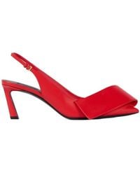 Givenchy - Twisted Ribbon Slingbacks Pumps - Lyst