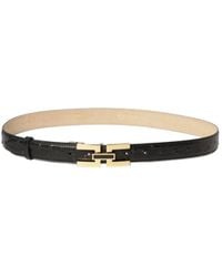 Elisabetta Franchi - Logo Buckle Belt - Lyst