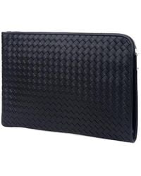 Bottega Veneta - Zippered Clutch - Lyst