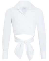 Patou - Long-Sleeves Knotted Top - Lyst