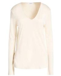 Max Mara - V-Neck Long-Sleeve Knit Top - Lyst