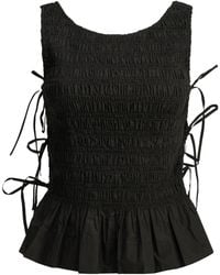 Ganni - Casual Pleated Top - Lyst