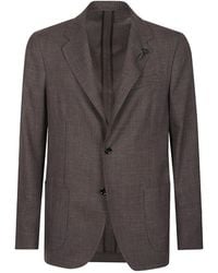 Lardini - Two-Button Slim Blazer - Lyst