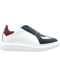 McQueen - Oversized Colourblock Lace-Up Sneakers - Lyst