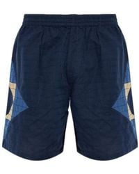 A.P.C. - Elasticated-Waistband Quilted Shorts - Lyst