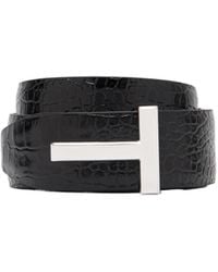 Tom Ford - Embossed Reversible Belt - Lyst