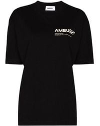 Ambush - Logo Printed Crewneck T-Shirt - Lyst
