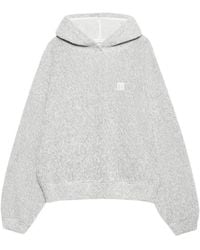 Anine Bing - Alec Framed Monogram Hoodie - Lyst