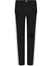 Amiri - Denim Trousers With Belt Loops - Lyst