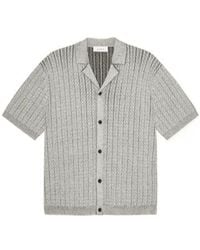 Les Deux - Evan Knitted Shirt - Lyst