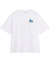 Maison Kitsuné - Maison Kitsuné Fox Logo Print T-Shirt - Lyst