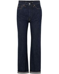 RRL - High-Rise Wide-Leg Jeans - Lyst