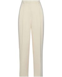 Tory Burch - Solid Color Straight Leg Pants - Lyst