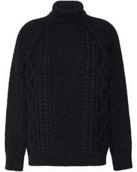 Weekend by Maxmara - Turtleneck Aran Jumper - Lyst