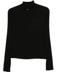 Ermanno Scervino - Long-Sleeved Knit Top - Lyst