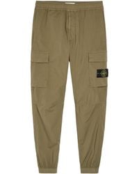 Stone Island - Cuffed Utility Cargo Pants - Lyst