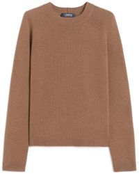Max Mara - Damasco Crewneck Knitted Jumper - Lyst