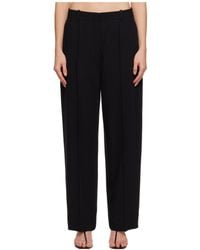 TOTEME - Wide-Leg Casual Pants With Belt Loops - Lyst