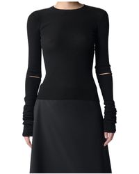 Ann Demeulemeester - Round Neck Sweater - Lyst