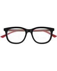 Gucci - Eyewear Rectangle Frame Glasses - Lyst
