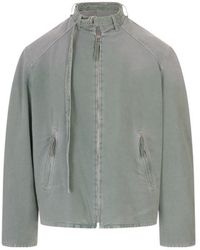 Marni - Buckle-Collar Raglan-Sleeve Jacket - Lyst