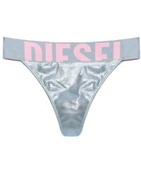 DIESEL - Lolita-D-Pop Metallic Bikini Bottom - Lyst
