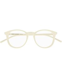 Saint Laurent - Eyewear Round Frame Glasses - Lyst