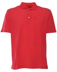 Fedeli - Short-Sleeve Knitted Polo Shirt - Lyst