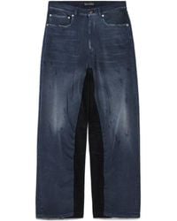 Balenciaga - Patched Baggy Jeans - Lyst