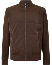 BOSS - Stand-Collar Quilted Bomber Jacket - Lyst
