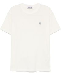 Stone Island - Compass-Motif Crewneck T-Shirt - Lyst