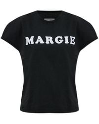 MM6 by Maison Margiela - Margie Logo T-Shirt - Lyst