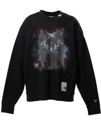 Maison Mihara Yasuhiro - Cat Printed Sweatshirt - Lyst