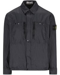 Stone Island - Utility Zip-Pocket Jacket - Lyst