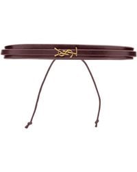 Saint Laurent - Cassandre Multi-Strand Bracelet - Lyst