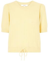 FRAME - Charm Drawstring-Waist Sweater - Lyst