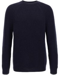 Zanone - Crew Neck Cashmere Knitwear - Lyst