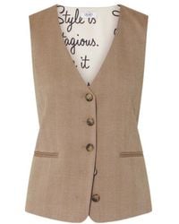 Liu Jo - Gilet With Toggles - Lyst