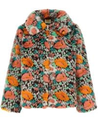 FARM Rio - Faux Fur Floral Pattern - Lyst