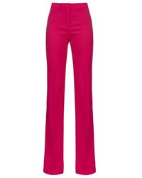 Pinko - Technical Stretch Flared Trousers - Lyst