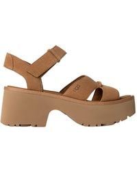 UGG - Ankle Strap Wedge Sandals - Lyst