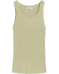 Max Mara - Fine-Ribbed Tank Top - Lyst