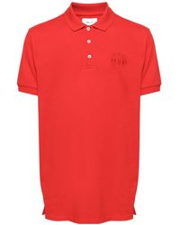Bally - Logo-Embroidered Organic Cotton Polo Shirt - Lyst