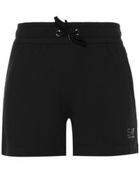 EA7 - Logo Shorts - Lyst