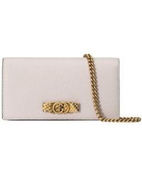 Gucci - Gg Incrocio Leather Clutch - Lyst