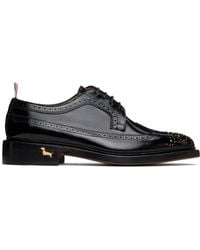 Thom Browne - Spazzolato Leather Longwing Brogues - Lyst