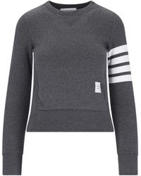 Thom Browne - Classic Loopback 4-Bar Sweatshirt - Lyst