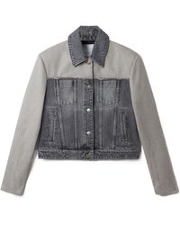 Stella McCartney - Panelled Denim Jacket - Lyst